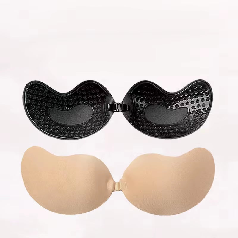 Adhesive Push up Bra Mango Cups Front Closure Bras for Dresses