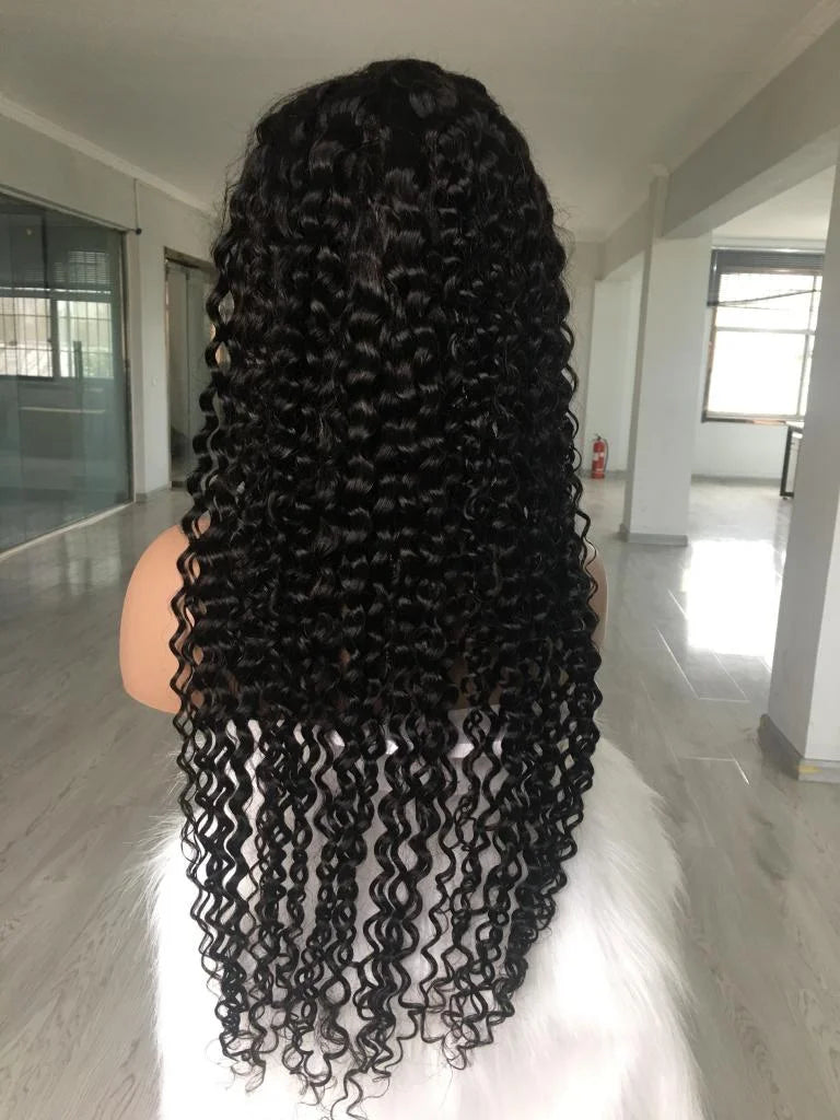 Kinky Curly Natural Human Hair Wigs Human Hair Lace Front Wigs for Black Women Brazilian Glueless HD Lace Frontal Wig Human Hair