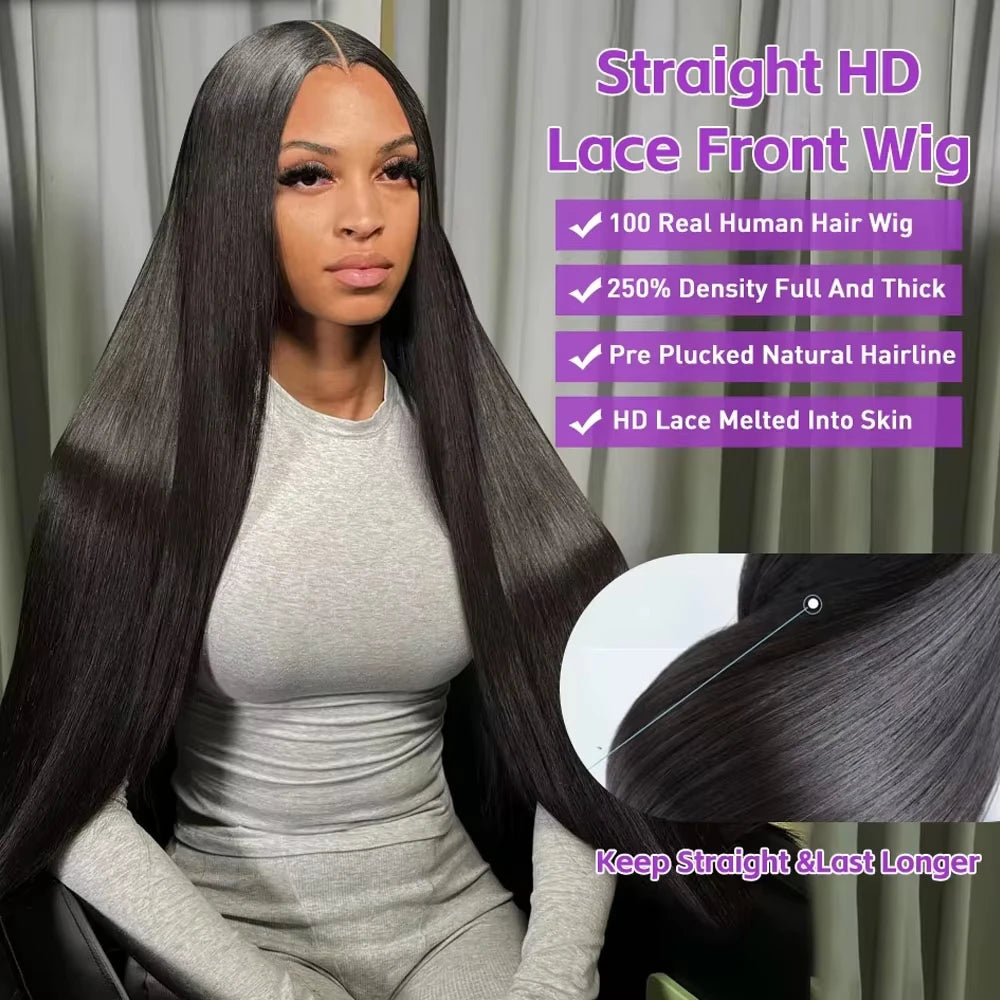 Kinky Curly Natural Human Hair Wigs Human Hair Lace Front Wigs for Black Women Brazilian Glueless HD Lace Frontal Wig Human Hair