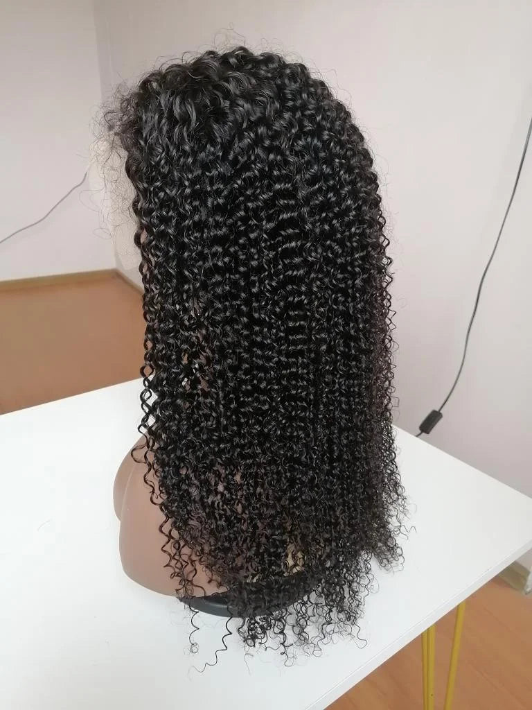 Kinky Curly Natural Human Hair Wigs Human Hair Lace Front Wigs for Black Women Brazilian Glueless HD Lace Frontal Wig Human Hair
