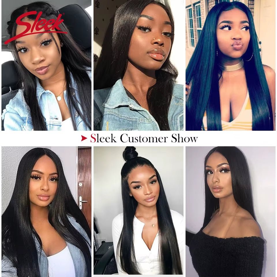 Brazilian Human Hair Hand Feel Super Soft Smooth No Tangle No Shedding Hair Bundles with Closure Synthetic Hair Extension - VANN'D