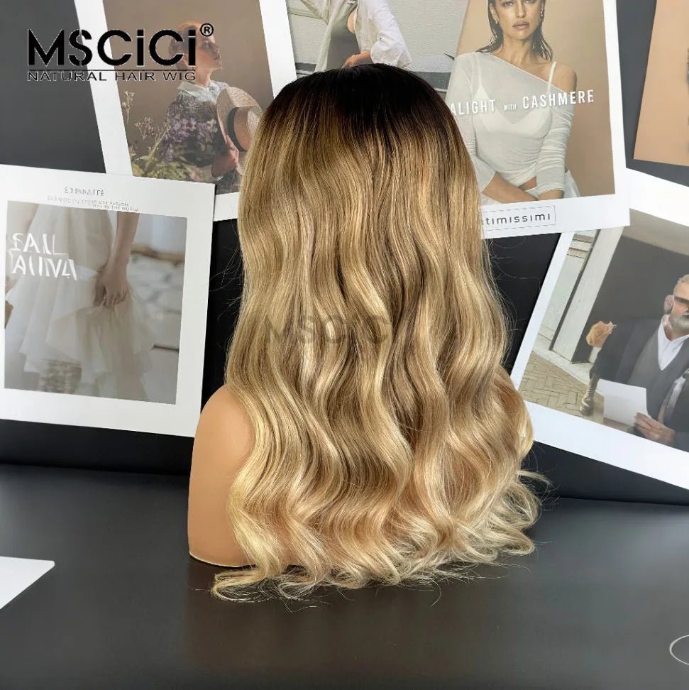 Raw Vietnamese Human Hair for Loose Wave 13X6 Transparent Lace Glueless Wig with Pre-Plucked Natural Hairline for White Women - VANN'D