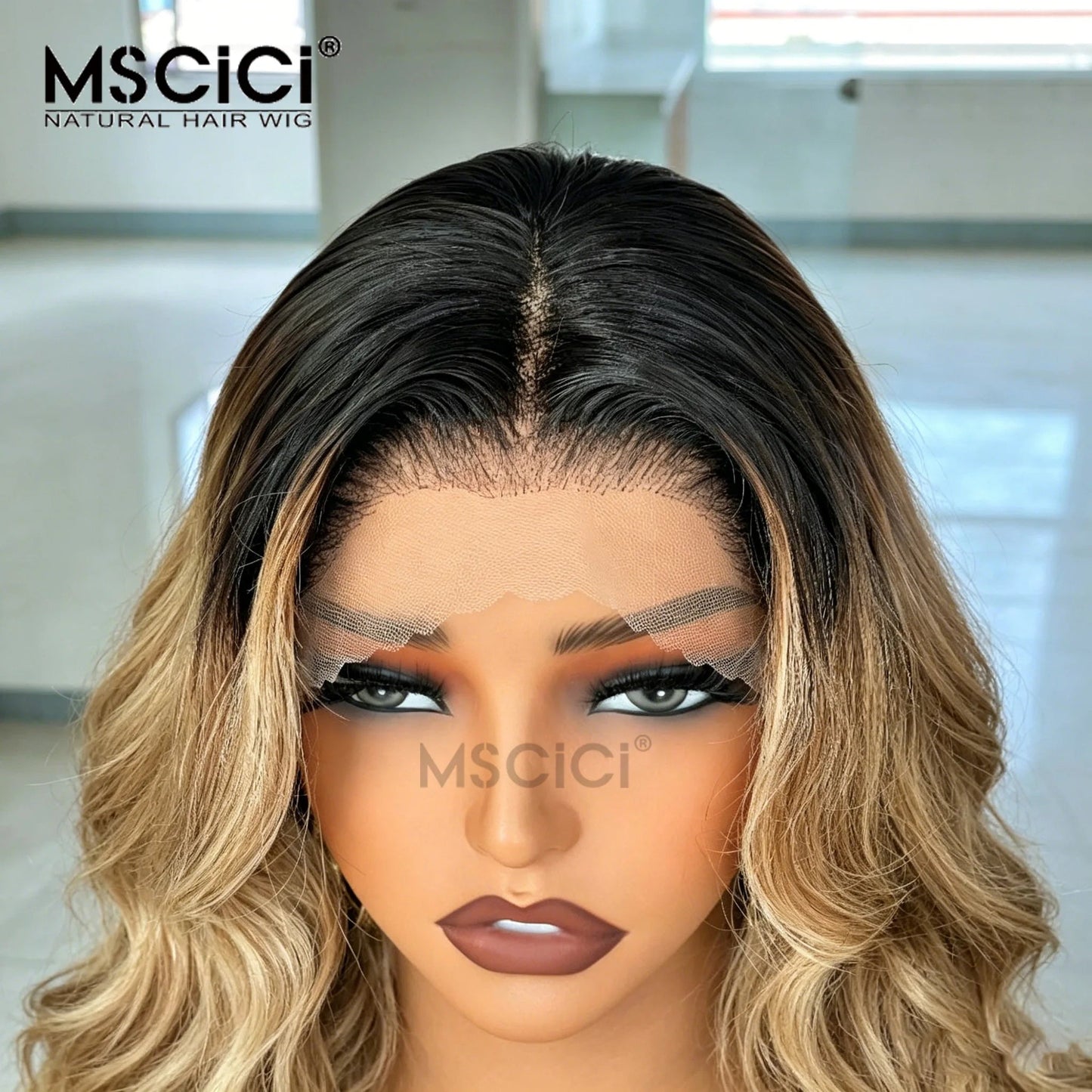 Raw Vietnamese Human Hair for Loose Wave 13X6 Transparent Lace Glueless Wig with Pre-Plucked Natural Hairline for White Women - VANN'D